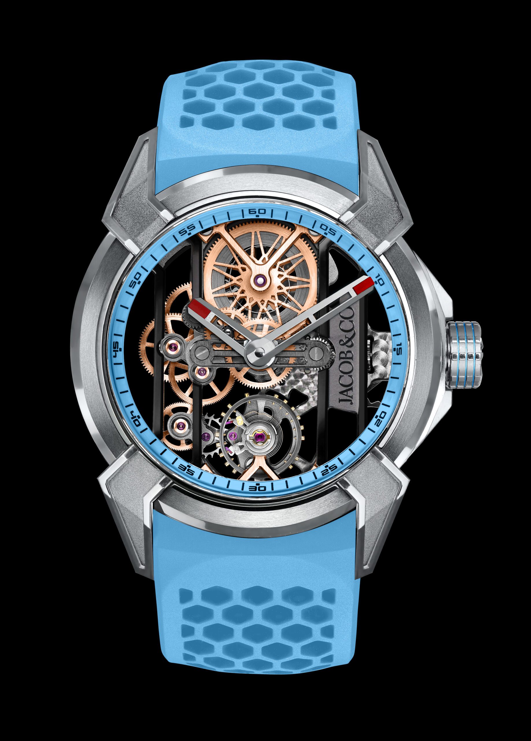 Jacob & Co EPIC X Titanium Azul cielo - Imagen 3