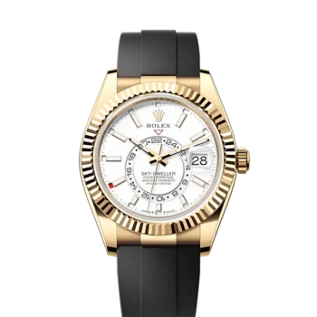 Certified Pre-Owned Rolex Sky-Dweller Oyster 42mm 18 k. Or jaune